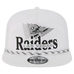 Las Vegas Raiders New Era Collide Golfer Snapback Hat White - NFL