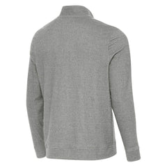 Detroit Red Wings - Antigua 2025 NHL Stadium Series Subtle Quarter-Zip Top Heather Black