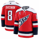 Alexander Ovechkin Washington Capitals Fanatics Alternate Premium Player Jersey Red