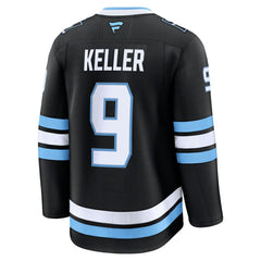 Clayton Keller Utah Mammoth - Fanatics Home Premium Player Jersey Black