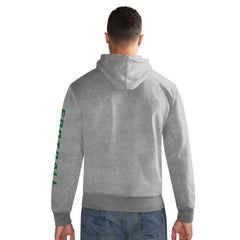 Philadelphia Eagles Starter Vintage Pullover Hoodie Heather Gray - NFL