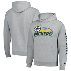 Green Bay Packers Starter Vintage Pullover Hoodie Heather Gray - NFL