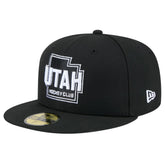 Utah Mammoth - New Era State Shape 1st Season 59FIFTY Fitted Hat Black
