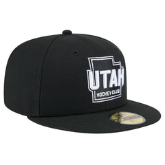 Utah Mammoth - New Era State Shape 1st Season 59FIFTY Fitted Hat Black