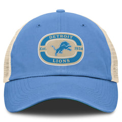 Detroit Lions Top of the World Team Patch Adjustable Hat Blue - NFL