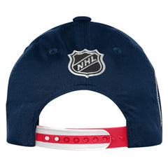 New York Rangers Fanatics Youth 2025 NHL Draft Authentic Pro On-Stage Podium Adjustable Hat Navy