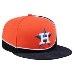 Houston Astros New Era Retro Split Corduroy Snapback Hat for sale