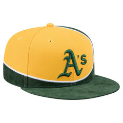 Athletics New Era Retro Split Corduroy Snapback Hat discount