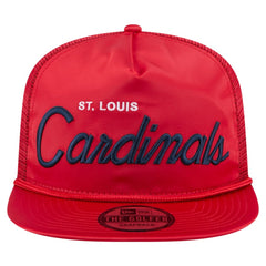 St. Louis Cardinals New Era Retro Satin Script Golfer Adjustable Hat Lifestyle