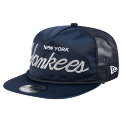 New York Yankees New Era Retro Satin Script Golfer Adjustable Hat Lifestyle