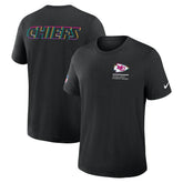 Kansas City Chiefs Tall 2025 NFL Crucial Catch Tri-Blend Dri-FIT T-Shirt Black - Nike
