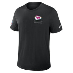 Kansas City Chiefs Tall 2025 NFL Crucial Catch Tri-Blend Dri-FIT T-Shirt Black - Nike