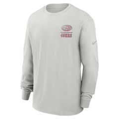 San Francisco 49ers Essential Heavy Max90 Long Sleeve T-Shirt Gray - Nike