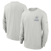 Dallas Cowboys Essential Heavy Max90 Long Sleeve T-Shirt Gray - Nike