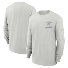 Dallas Cowboys Essential Heavy Max90 Long Sleeve T-Shirt Gray - Nike