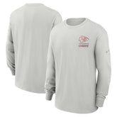 Kansas City Chiefs Essential Heavy Max90 Long Sleeve T-Shirt Gray - Nike
