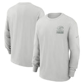 Green Bay Packers Essential Heavy Max90 Long Sleeve T-Shirt Gray - Nike