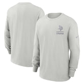 Minnesota Vikings Essential Heavy Max90 Long Sleeve T-Shirt Gray - Nike