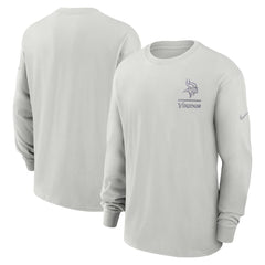 Minnesota Vikings Essential Heavy Max90 Long Sleeve T-Shirt Gray - Nike