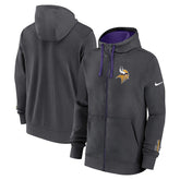 Minnesota Vikings Primetime Club Full-Zip Hoodie Anthracite - Nike