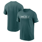Philadelphia Eagles Primetime Local Essential T-Shirt Midnight Green - Nike