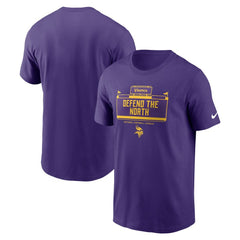 Minnesota Vikings Primetime Local Essential T-Shirt Purple - Nike