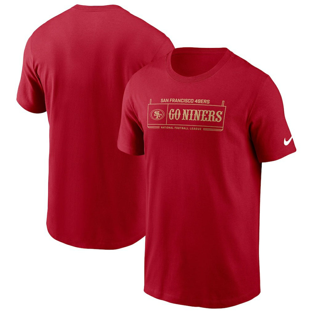 San Francisco 49ers Primetime Local Essential T-Shirt Scarlet - Nike