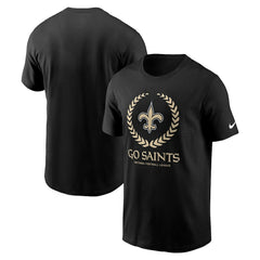 New Orleans Saints Primetime Local Essential T-Shirt Black - Nike
