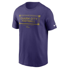 Baltimore Ravens Primetime Local Essential T-Shirt Purple - Nike