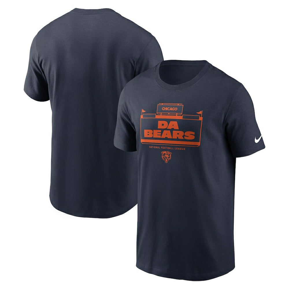 Chicago Bears Primetime Local Essential T-Shirt Navy - Nike