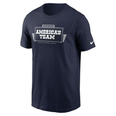 Dallas Cowboys Primetime Local Essential T-Shirt Navy - Nike