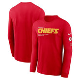 Kansas City Chiefs Play to Win Essential Long Sleeve T-Shirt Red - Nike