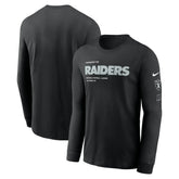 Las Vegas Raiders Play to Win Essential Long Sleeve T-Shirt Black - Nike