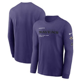 Baltimore Ravens Play to Win Essential Long Sleeve T-Shirt Purple - Nike