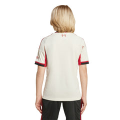 Adidas Liverpool Youth 2025/26 Away Replica Jerseys - White
