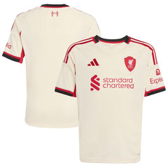 Adidas Liverpool Youth 2025/26 Away Replica Jerseys - White