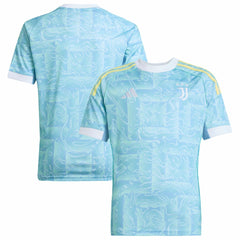 Adidas Juventus Youth 2025/26 Away Replica Jerseys - Blue