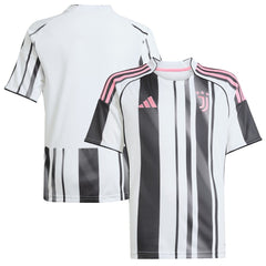 Adidas Juventus Youth 2025/26 Home Replica Jerseys - White
