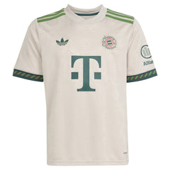 Adidas Bayern Munich Youth 2025/26 Fourth Replica Jerseys - Tan
