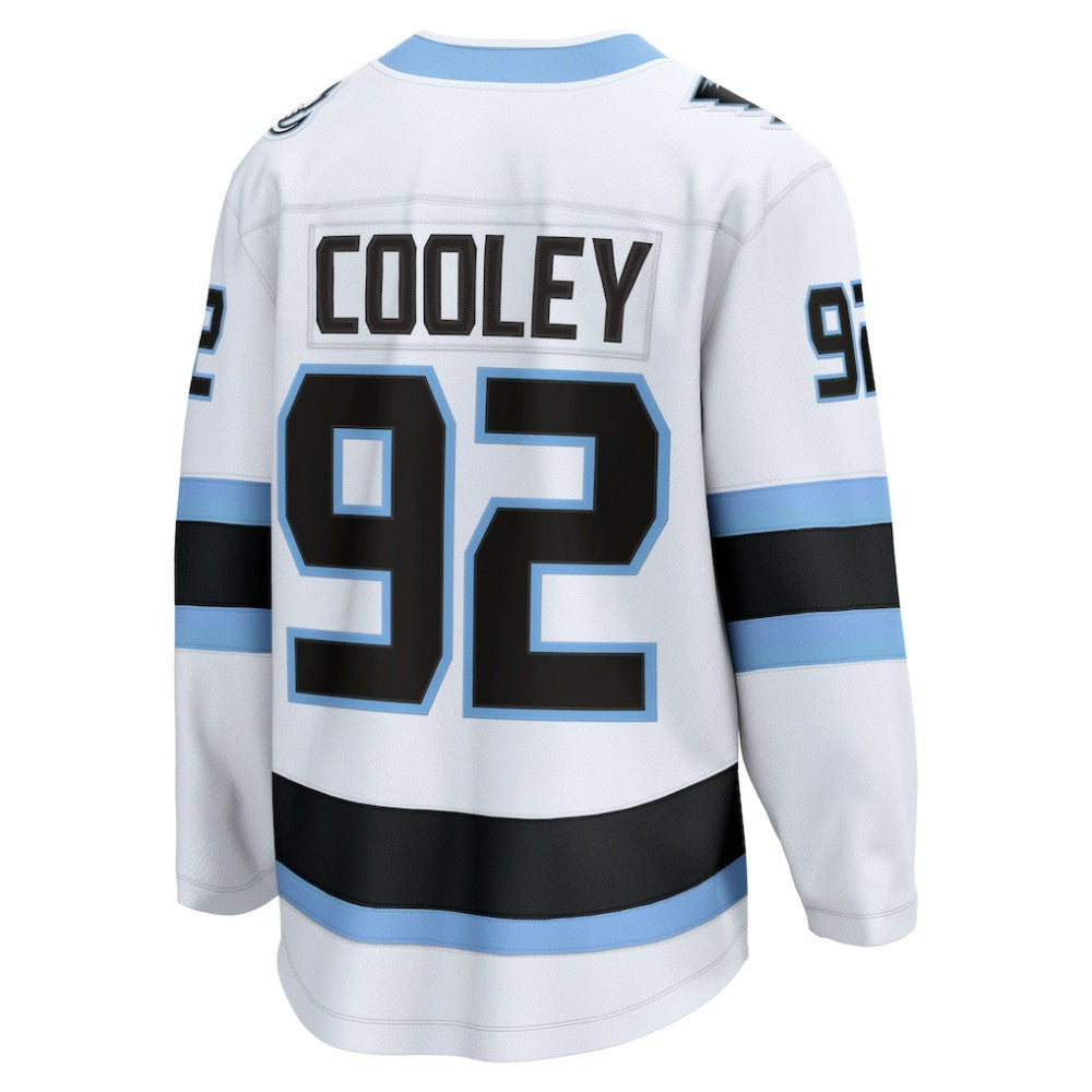 Logan Cooley Utah Mammoth Fanatics Away Breakaway Player Jersey - White | NHL Jerseys