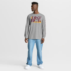 Washington Commanders Hometown Sweep Legacy Long Sleeve T-Shirt Heather Gray - Fanatics