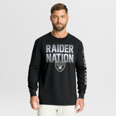 Las Vegas Raiders Hometown Sweep Legacy Long Sleeve T-Shirt Black - Fanatics