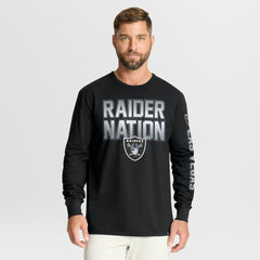 Las Vegas Raiders Hometown Sweep Legacy Long Sleeve T-Shirt Black - Fanatics