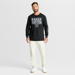 Las Vegas Raiders Hometown Sweep Legacy Long Sleeve T-Shirt Black - Fanatics