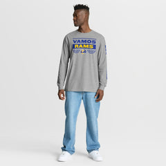 Los Angeles Rams Hometown Sweep Legacy Long Sleeve T-Shirt Heather Gray - Fanatics