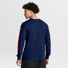 New England Patriots Hometown Sweep Legacy Long Sleeve T-Shirt Navy - Fanatics