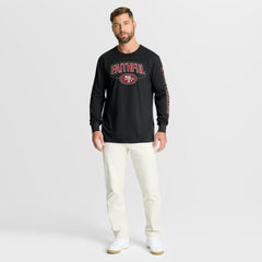 San Francisco 49ers Hometown Sweep Legacy Long Sleeve T-Shirt Black - Fanatics