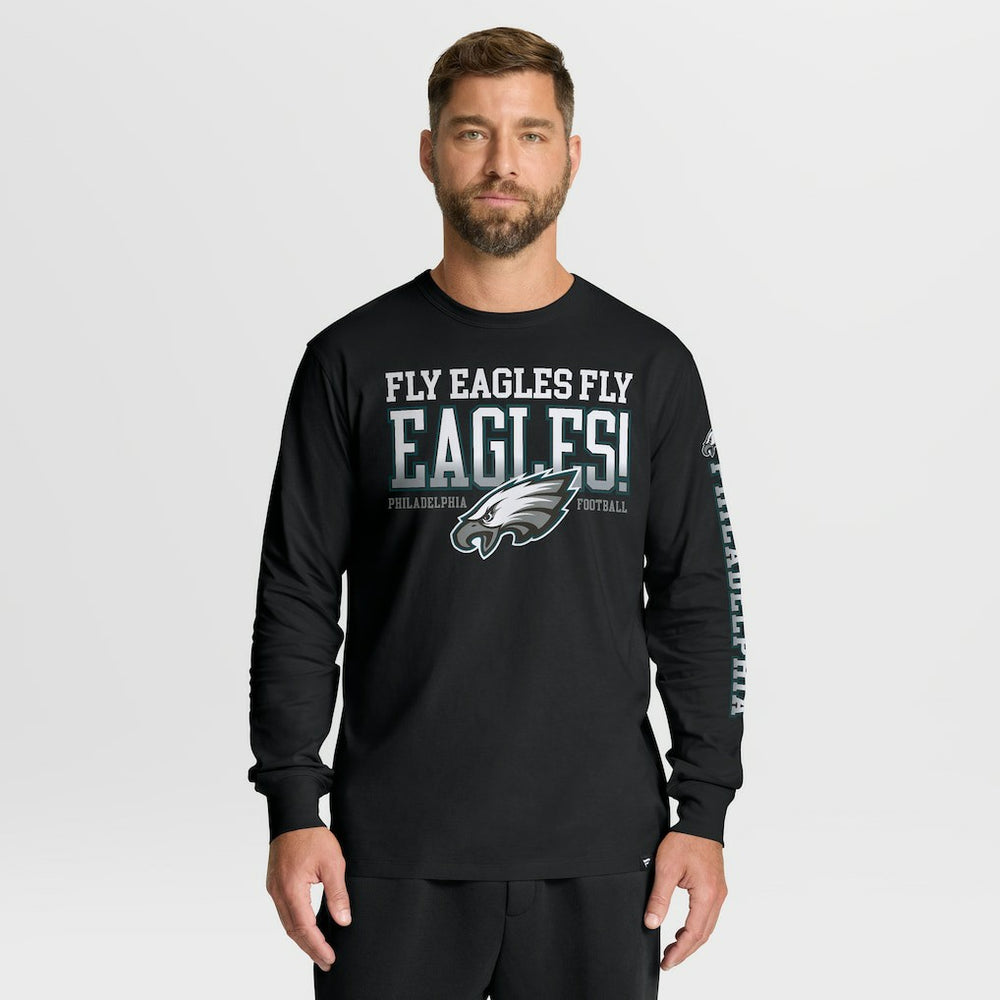 Philadelphia Eagles Hometown Sweep Legacy Long Sleeve T-Shirt Black - Fanatics