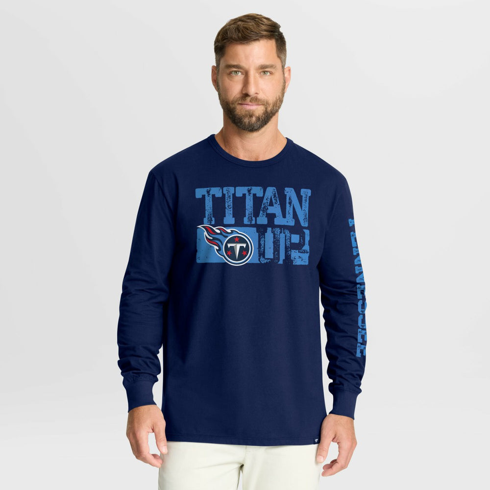 Tennessee Titans Hometown Sweep Legacy Long Sleeve T-Shirt Navy - Fanatics