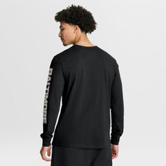 Baltimore Ravens Hometown Sweep Legacy Long Sleeve T-Shirt Black - Fanatics